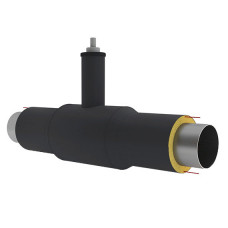 Кран шаровой ППУ ОЦ с МЗИ тип 2 Ст3сп LD 25х3,2х1900 мм ГОСТ 3262-75