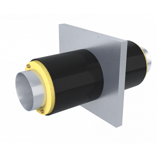 Опора неподвижная ППУ вариант Б тип 1 Ст3сп 26,8х2,5х225х16х1100х125х400 мм ГОСТ 3262-75
