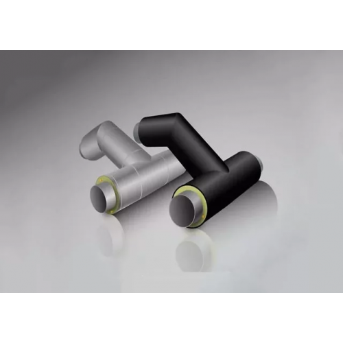 Тройниковое ответвление стальное ППУ ОЦ тип 2 09Г2С 45х3,5х32х3х1200х730 мм ГОСТ 8732-78