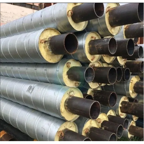 Труба в ППУ изоляции стальная в полиэтиленовой оболочке тип 2 09Г2С Ду76 76х4х160х3х39 мм ГОСТ 10705-80