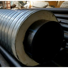 Труба в ППУ изоляции ПНД оцинкованная SDR 13,6 12,5 PN ПЭ 100 140х10,3х250х0,7х54,3 мм